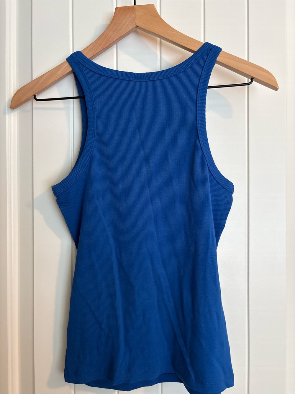 H&M Blue Ribbed Tank Top - Picture 2 of 3